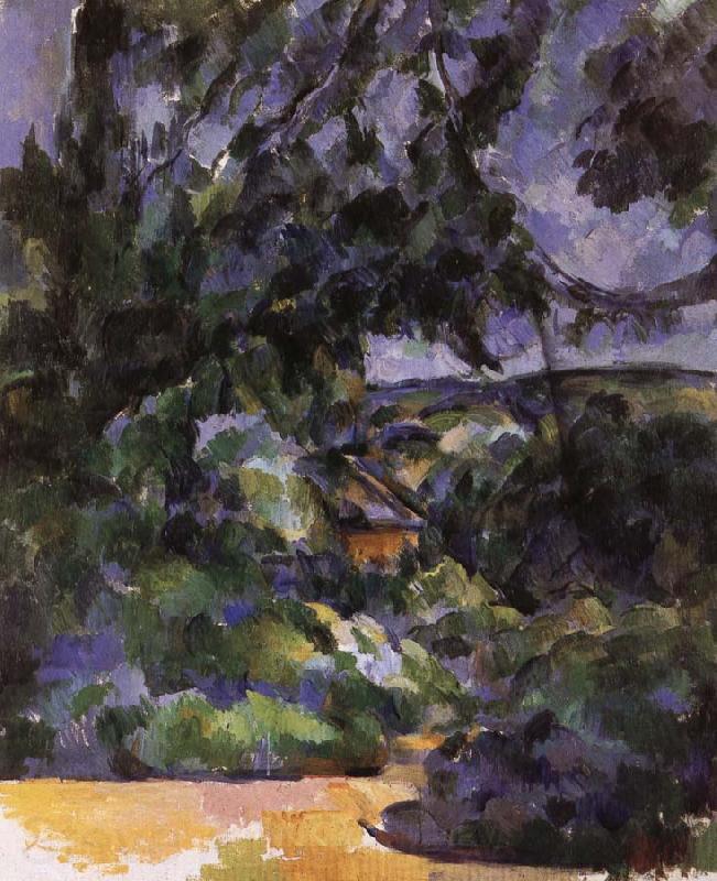 Paul Cezanne blue landscape Norge oil painting art